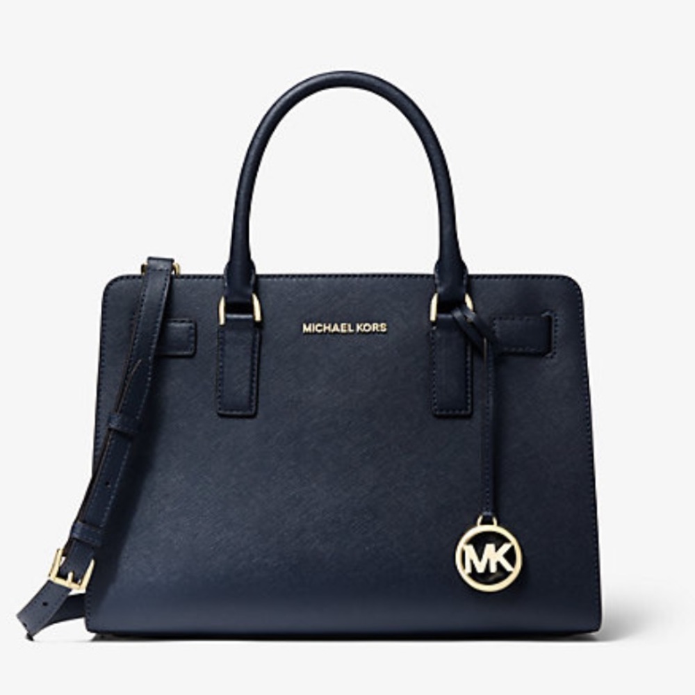 BNWT Michael Kors Dillon Saffiano Leather Satchel